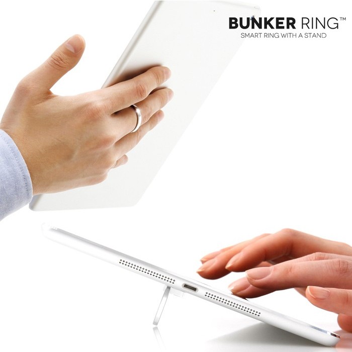 スマートフォン、タブレットを片手でホールドできる、大人気必須アイテム☆BUNKER RINGの画像