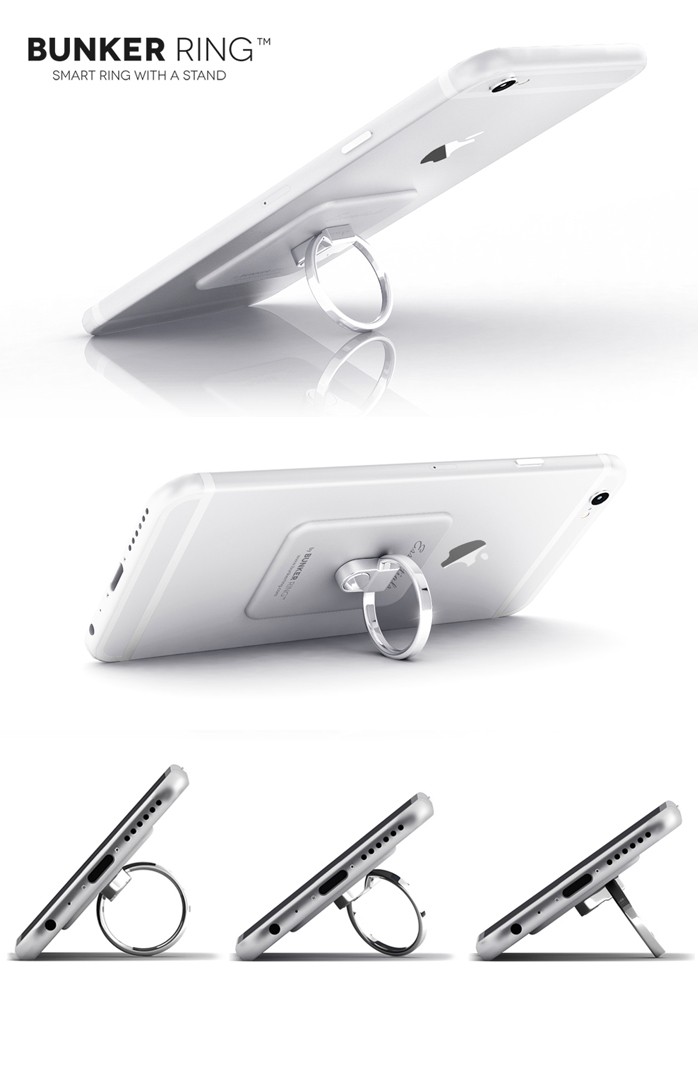 スマートフォン、タブレットを片手でホールドできる、大人気必須アイテム☆BUNKER RINGの画像