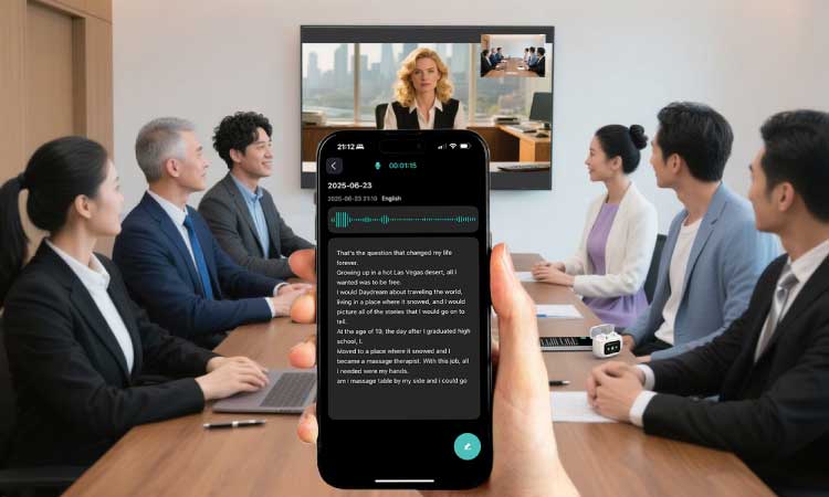 会議録音・文字起こし